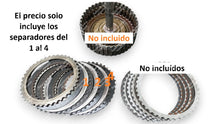 Cargar imagen en el visor de la galería, 4 discos separadores de acero para 4a / directa transmisión automática U151