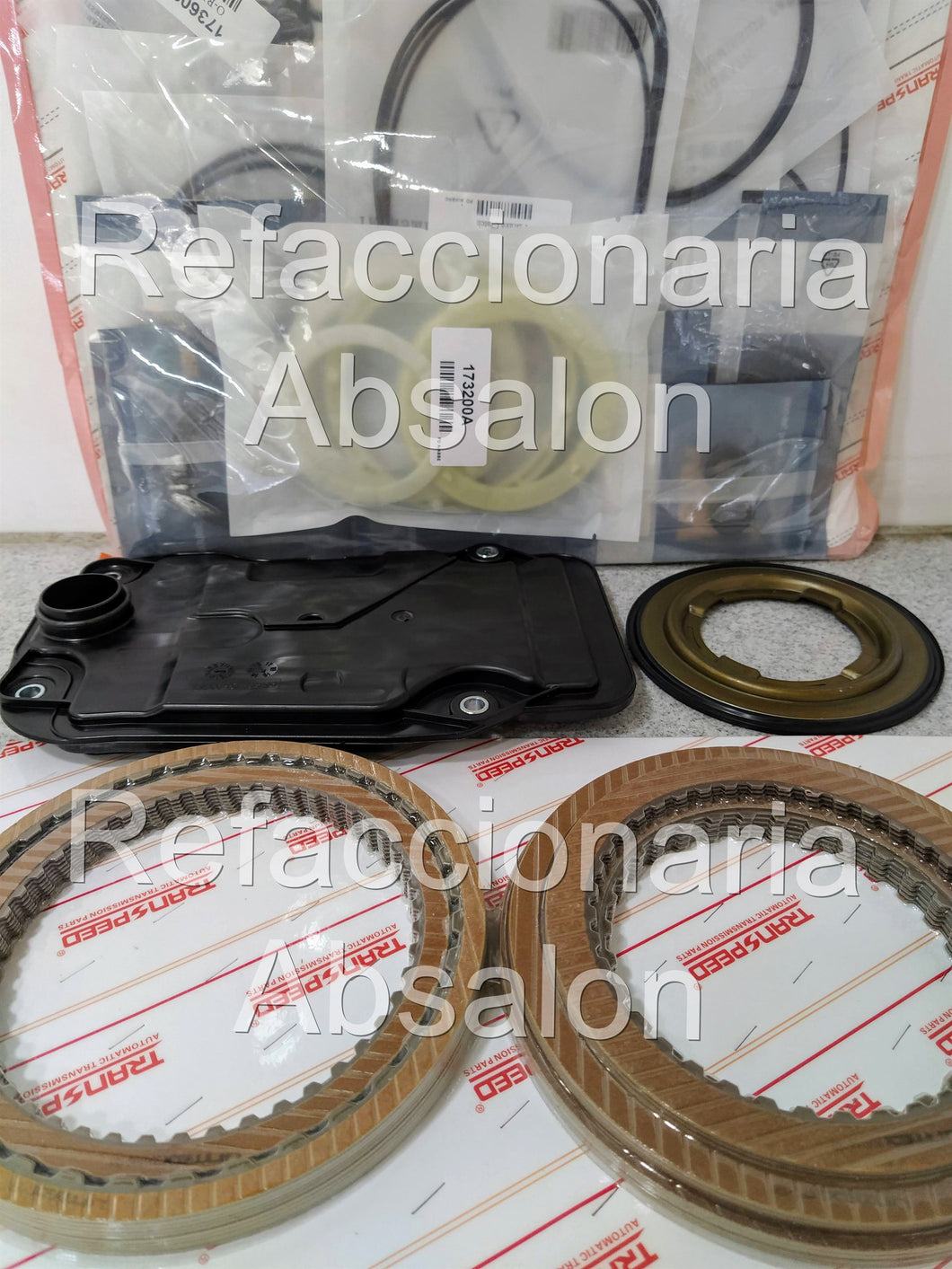 Master Kit basico con Piston para Transmisión Automática Toyota A750