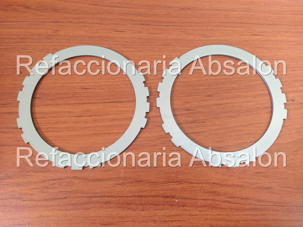 2 Discos Placas de Acero para housing Transmision U540 Toyota Avanza