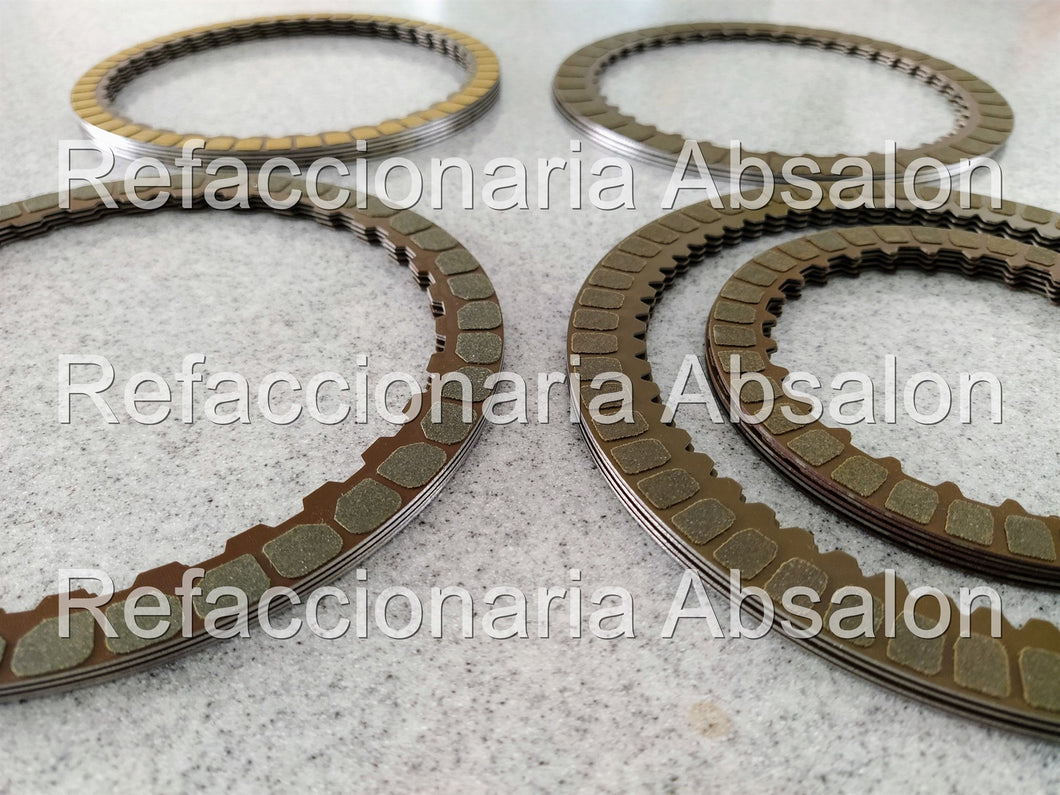 Juego de Discos de Pasta para transmision automatica Mazda FW6A-EL